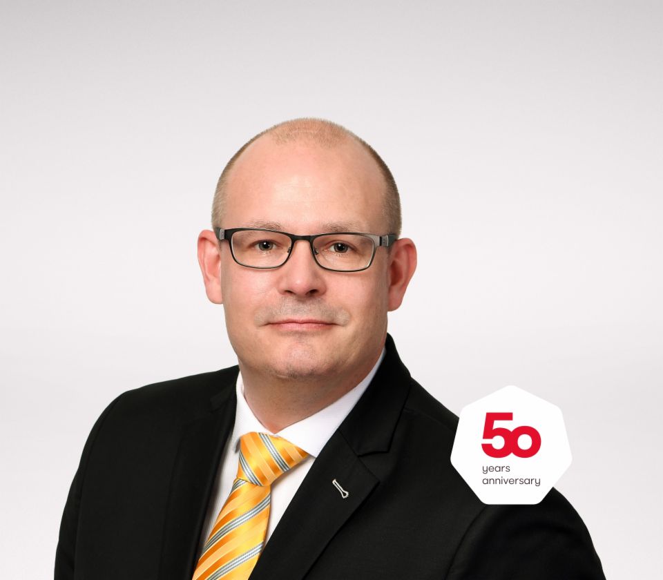 Portret Clausa Spedtsberga, prezesa FENCA